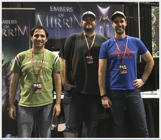 Creative Bytes team showcasing Embers of Mirrim